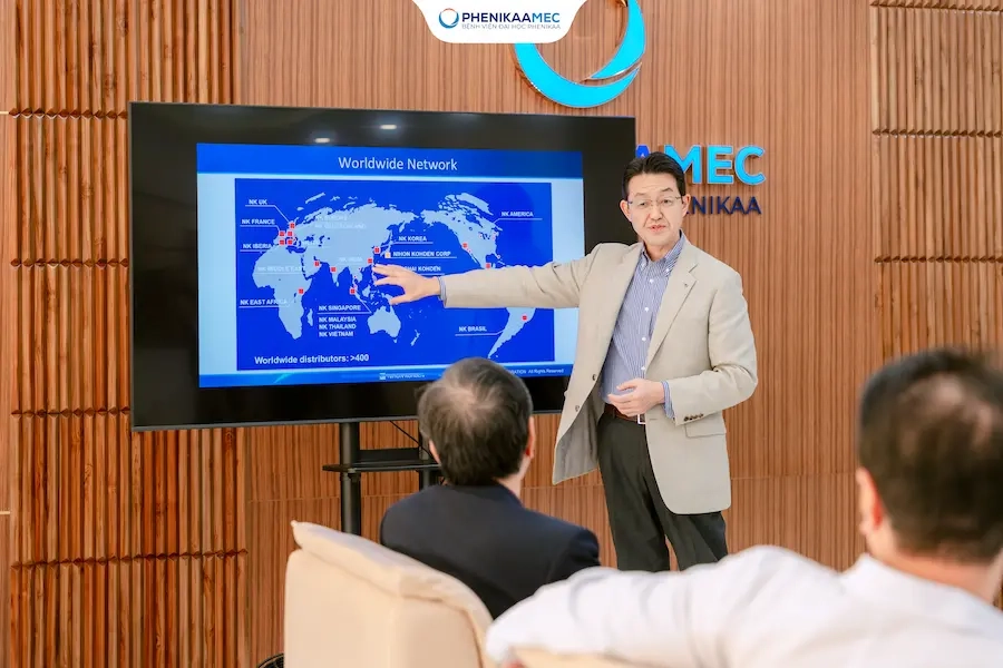 Bệnh viện Đại học Phenikaa đón tiếp lãnh đạo cấp cao Tập đoàn Nihon Kohden: Tăng cường mối quan hệ hợp tác bền chặt giữa hai bên