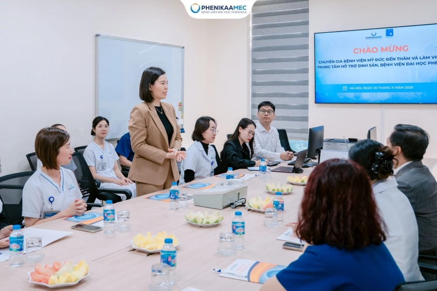 Bệnh viện Đại học Phenikaa và Bệnh viện Mỹ Đức trao đổi cơ hội hợp tác chiến lược trong lĩnh vực Hỗ trợ sinh sản