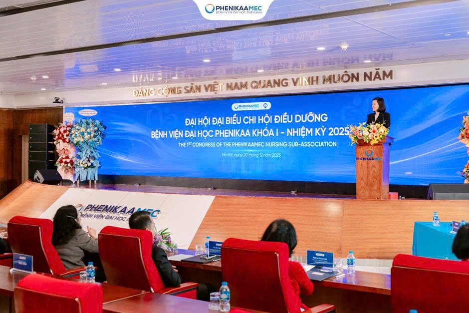 Bệnh viện Đại học Phenikaa tổ chức thành công Đại hội Chi hội Điều dưỡng nhiệm kỳ 2025–2030 