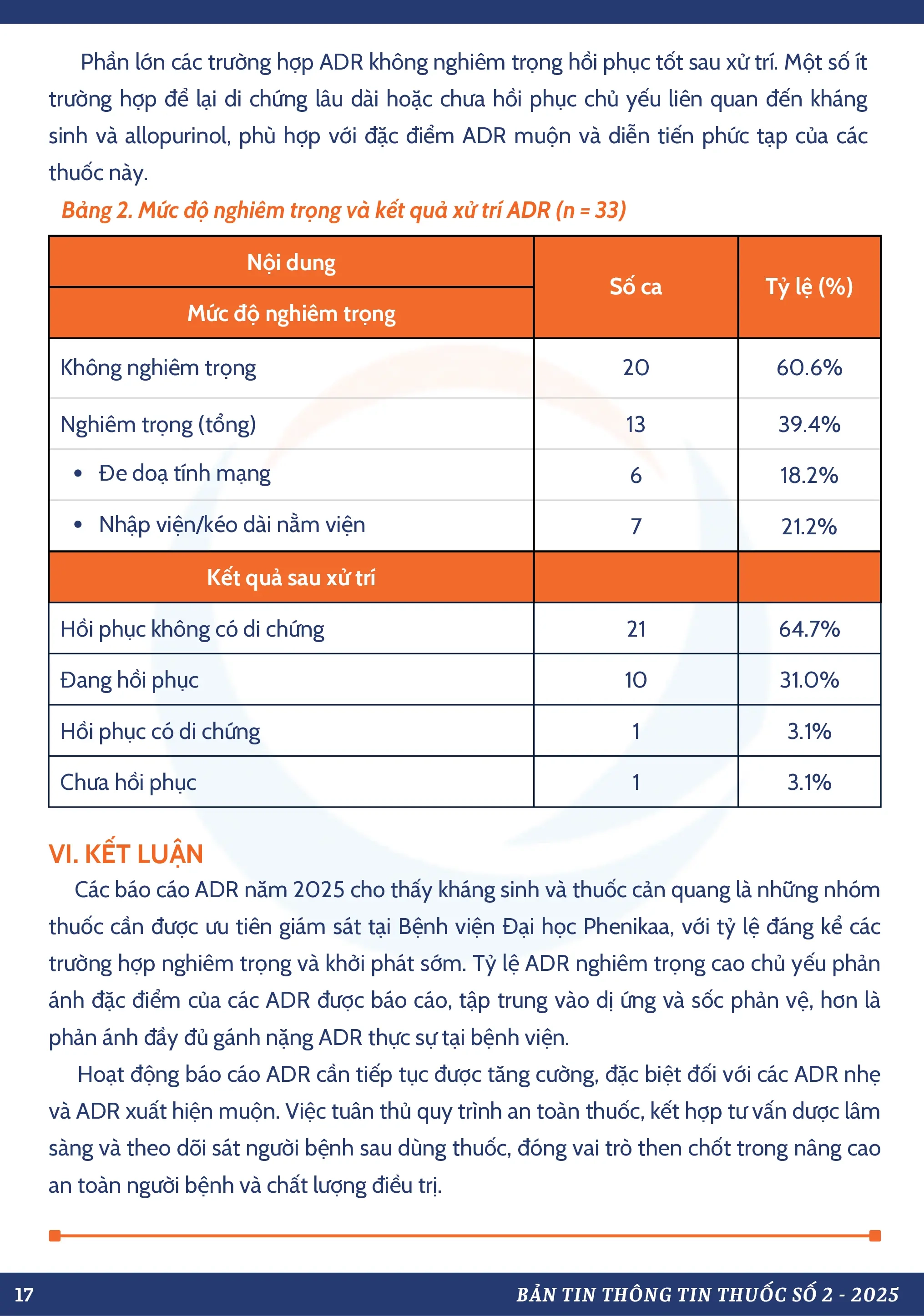  TỔNG HỢP BÁO CÁO ADR TOÀN BỆNH VIỆN NĂM 2025