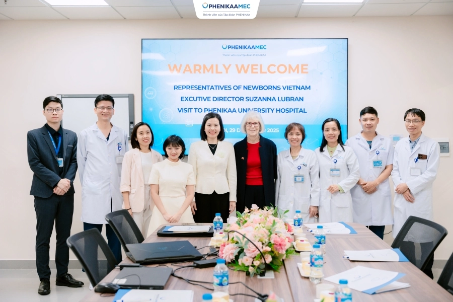 Bệnh viện Đại học Phenikaa làm việc với Tổ chức Newborns Việt Nam, đặt nền tảng hợp tác trong lĩnh vực sơ sinh