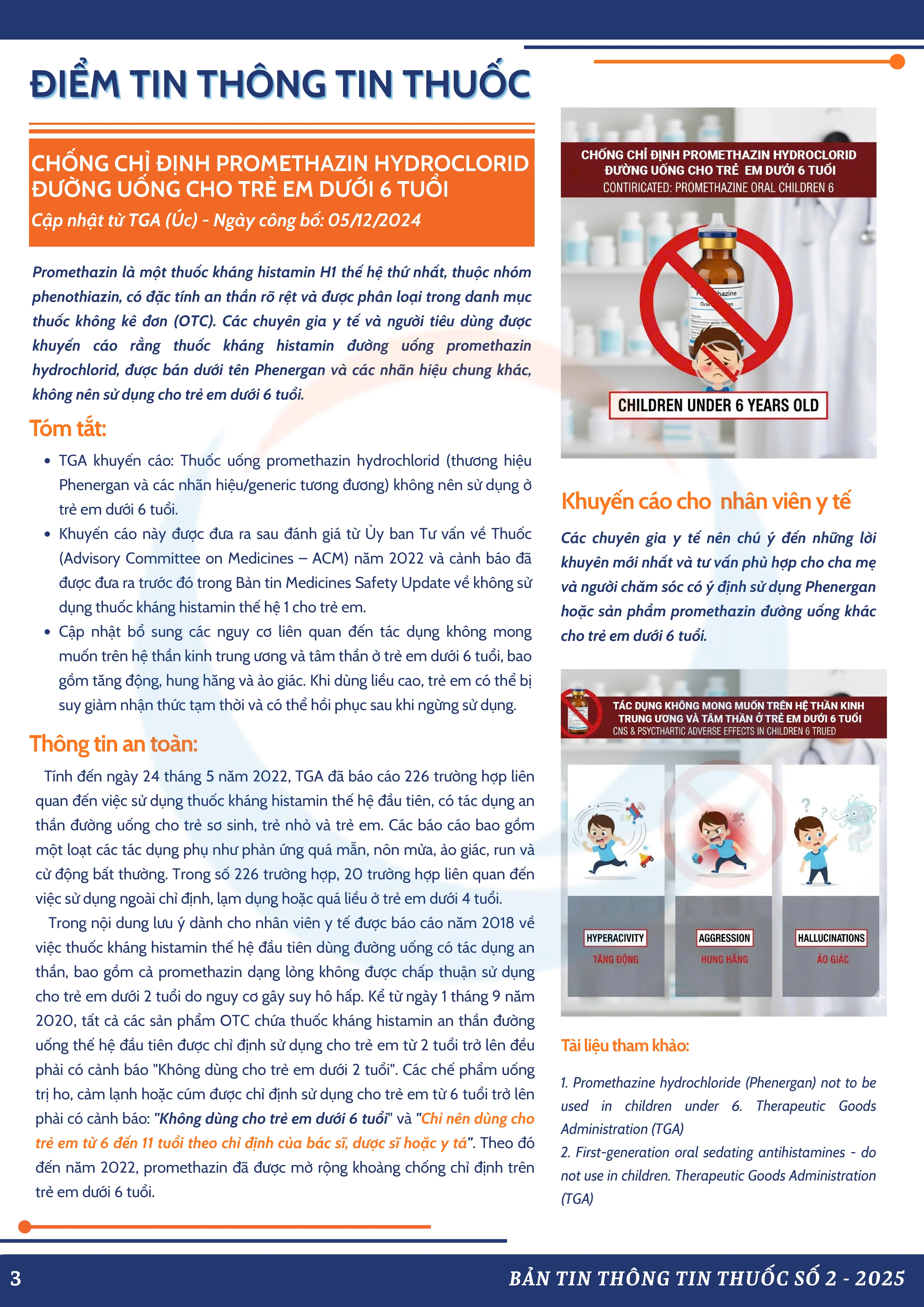 Bản tin thông tin thuốc số 2 năm 2025