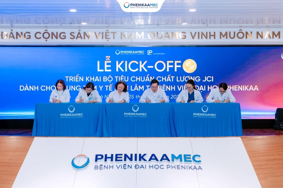 Bệnh viện Đại học Phenikaa chính thức khởi động triển khai Bộ tiêu chuẩn chất lượng quốc tế JCI phiên bản 08