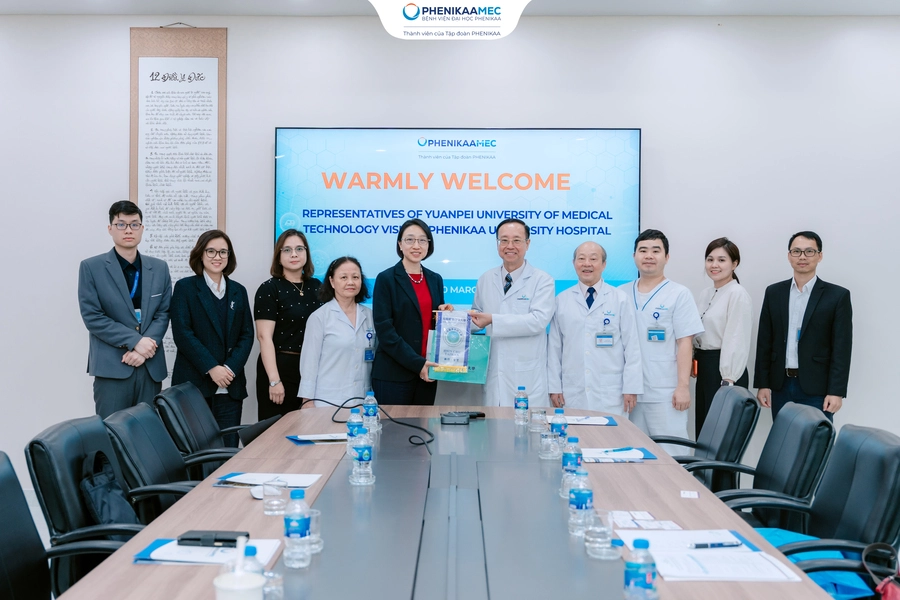 Bệnh viện Đại học Phenikaa tăng cường hợp tác quốc tế với Trường Đại học Kỹ thuật Y tế Nguyên Bội (Đài Loan)