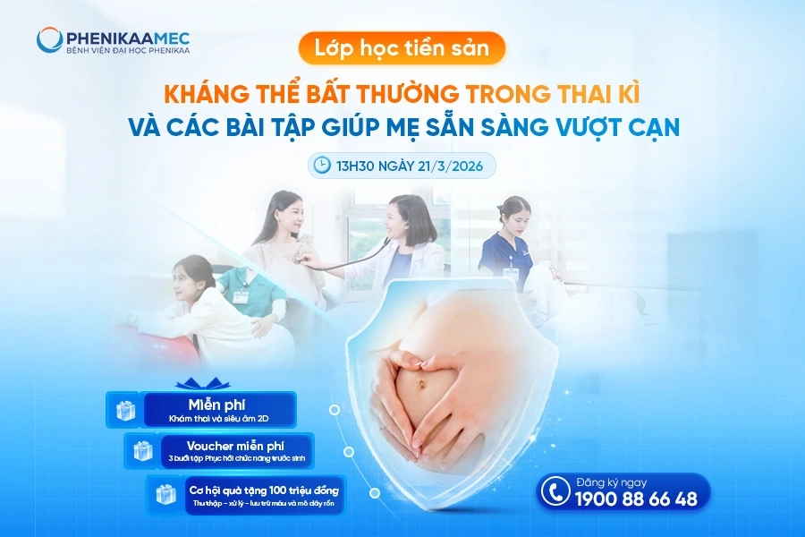 Lớp học tiền sản PhenikaaMec tháng 3