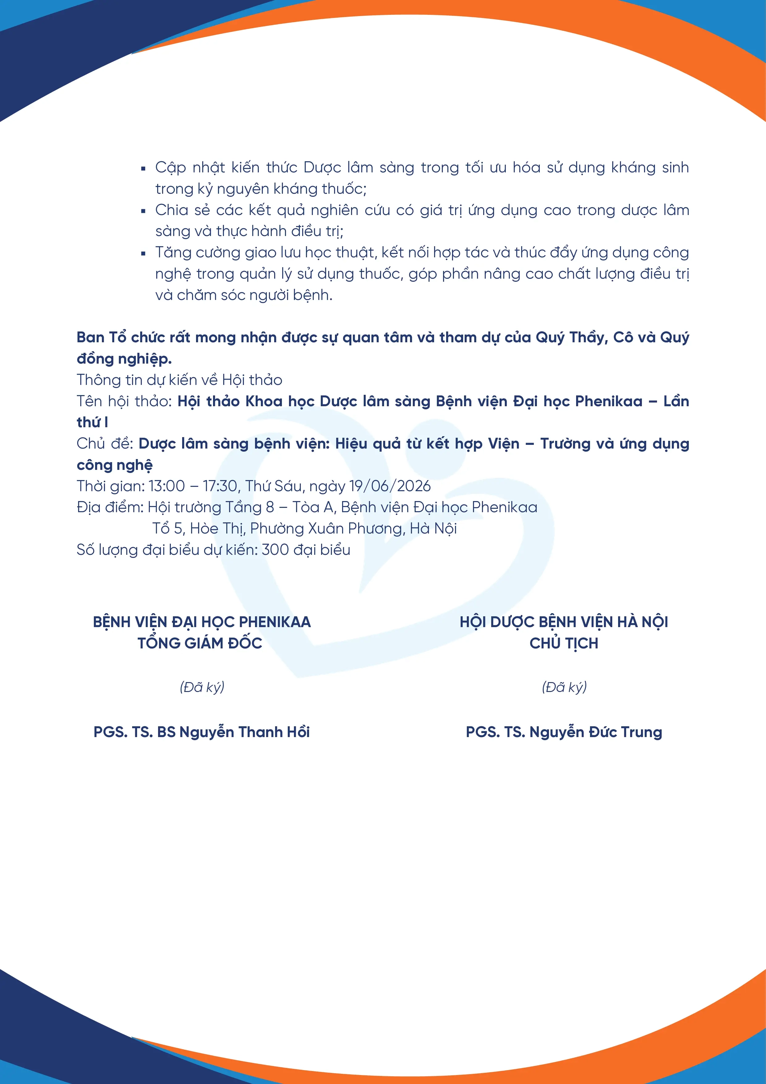 Hoi thao khoa hoc duoc lam sang PhenikaaMec lan thu 1