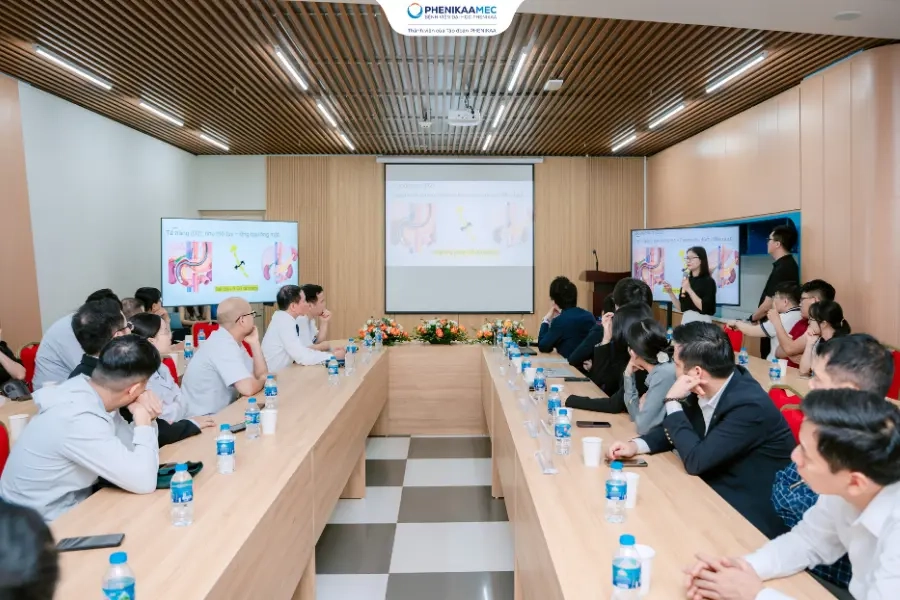 Hội thảo đào tạo nâng cao EUS tại Bệnh viện Đại học Phenikaa: Cập nhật kỹ thuật tiên tiến, nâng cao năng lực chuyên môn trong lĩnh vực tiêu hoá