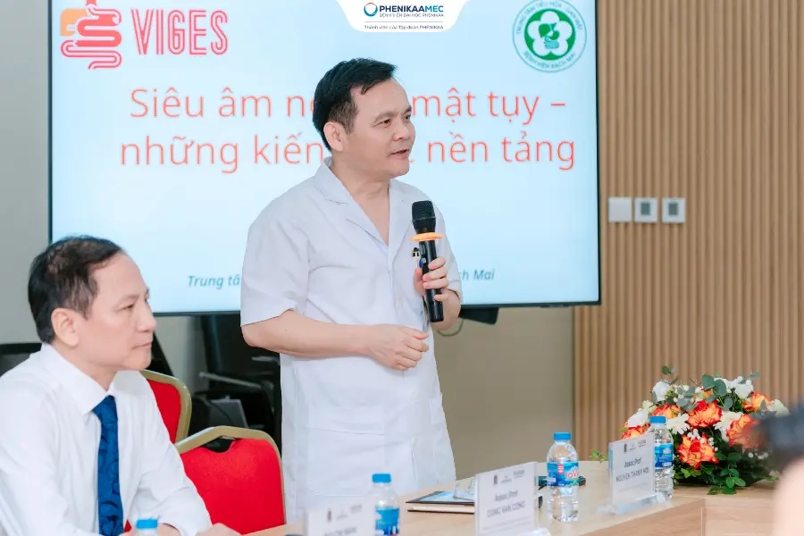 Hội thảo đào tạo nâng cao EUS tại Bệnh viện Đại học Phenikaa: Cập nhật kỹ thuật tiên tiến, nâng cao năng lực chuyên môn trong lĩnh vực tiêu hoá