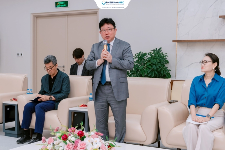 Lễ ký kết thỏa thuận hợp tác giữa Bệnh viện Đại học Phenikaa, GC&Phenikaa và Hiệp hội người Hàn Quốc tại Hà Nội