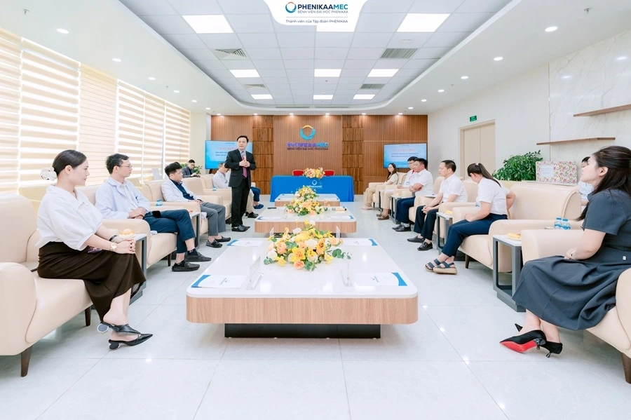 Lễ ký kết Mou giữa Bệnh viện Đại học Phenikaa và Bệnh viện Đa khoa khu vực Vân Hồ