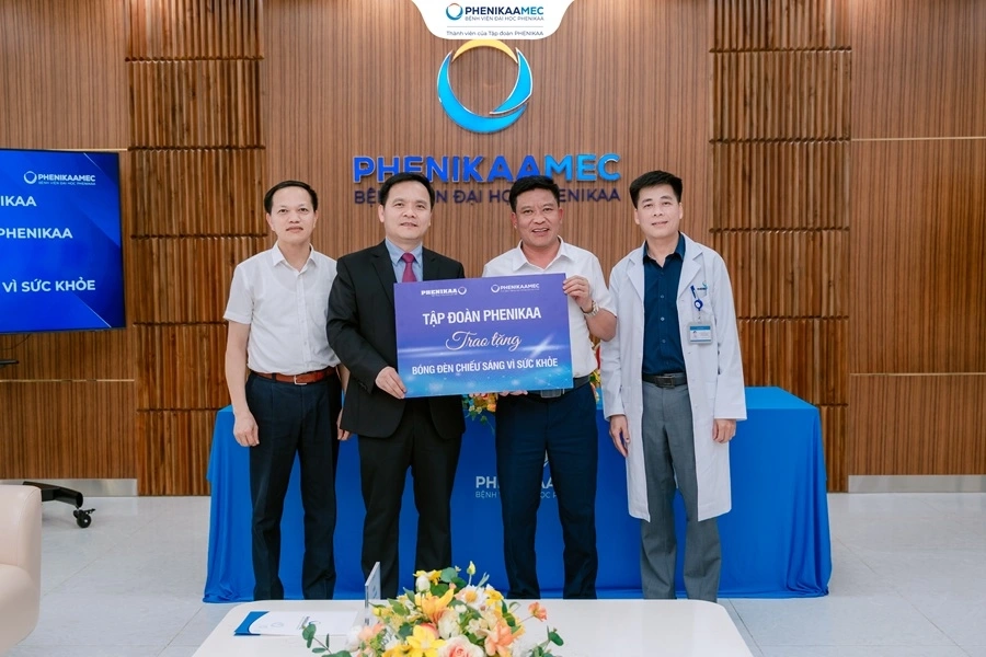 Lễ ký kết Mou giữa Bệnh viện Đại học Phenikaa và Bệnh viện Đa khoa khu vực Vân Hồ