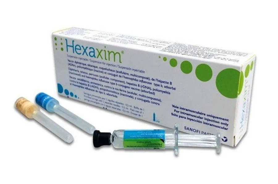 Vắc xin Hexaxim (Pháp) phòng ngừa 6 bệnh lý uốn ván, bại liệt, Hib, ho gà, bạch hầu, viêm gan B
