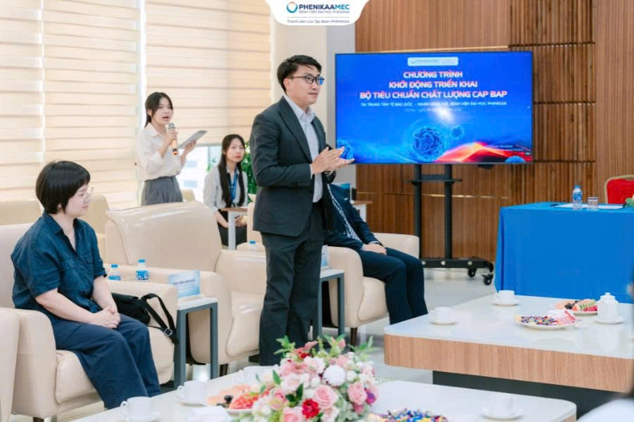 Khởi động triển khai Bộ tiêu chuẩn chất lượng CAP BAP tại Trung tâm Tế bào gốc và Ngân hàng mô, Bệnh viện Đại học Phenikaa