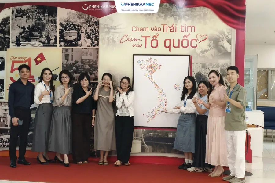 Hành trình in 1.975 dấu vân tay - Lan tỏa nhịp đập yêu thương tại Bệnh viện Đại học Phenikaa