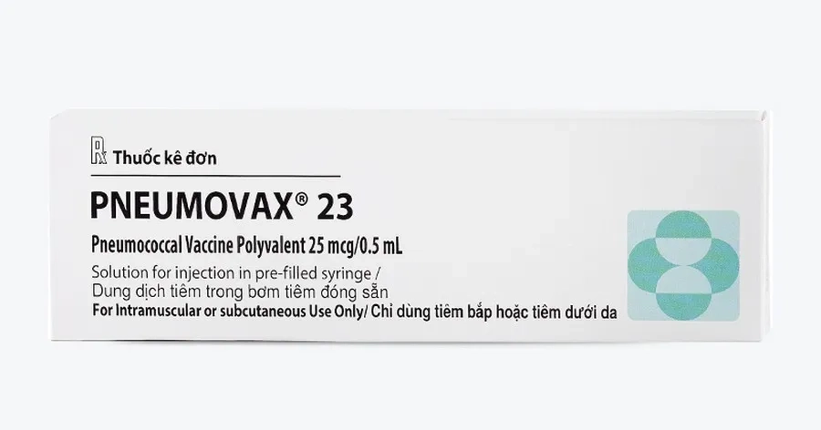 Vắc xin Pneumovax phòng ngừa 23 chủng phế cầu