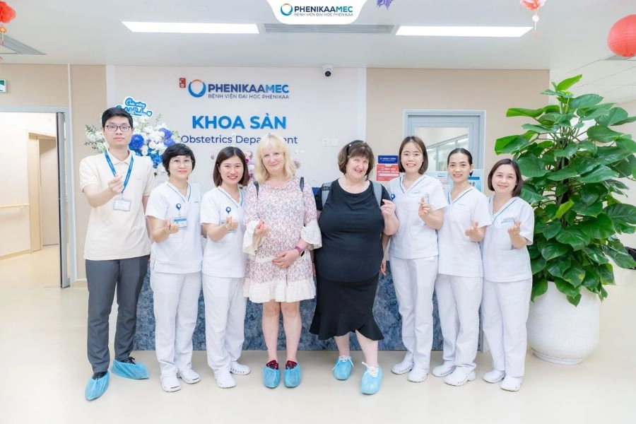PhenikaaMec đón tiếp chuyên gia Vương quốc Anh và Newborns Vietnam, thúc đẩy hợp tác quốc tế trong chăm sóc mẹ và bé