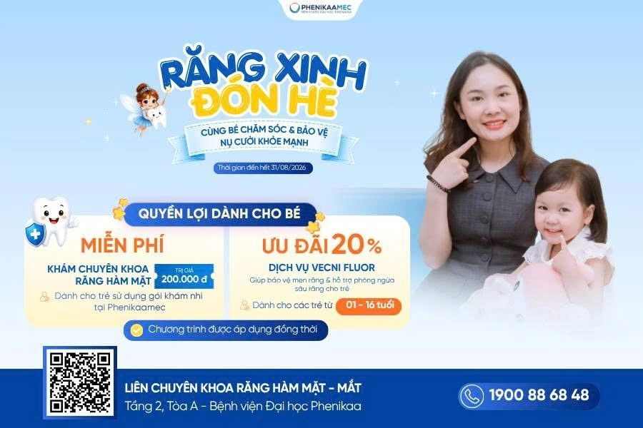 Chương trình “Răng xinh đón hè” PhenikaaMec