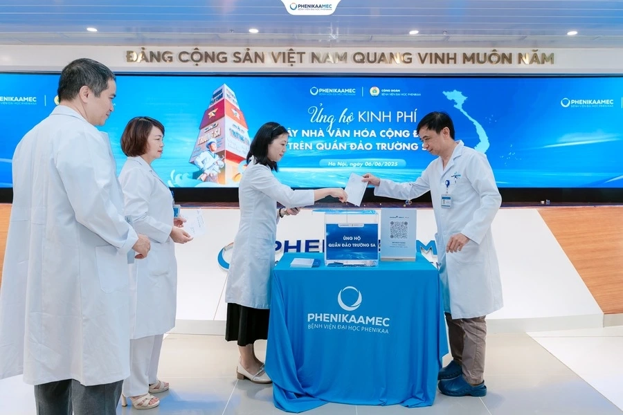 Bệnh viện Đại học Phenikaa ủng hộ quần đảo Trường Sa 