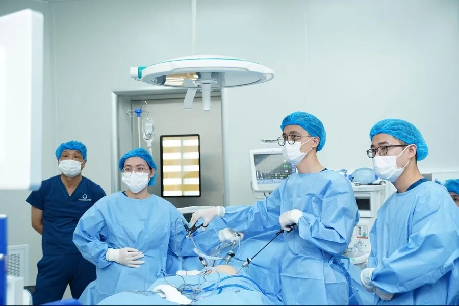 Mổ nội soi thai ngoài tử cung áp dụng cho trường hợp khối thai chưa vỡ