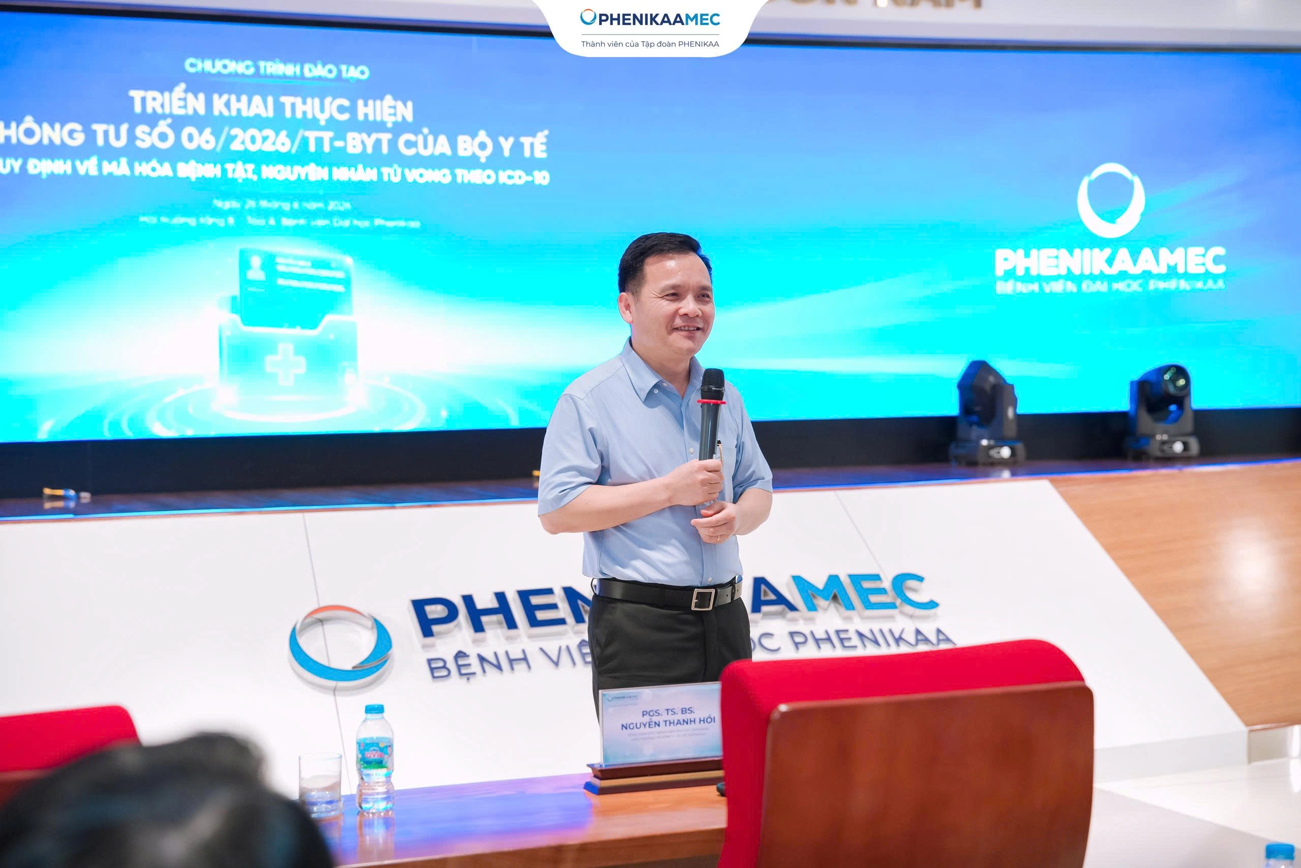 PhenikaaMec tổ chức đào tạo triển khai Thông tư 06/2026/TT-BYT về mã hóa bệnh tật, nguyên nhân tử vong theo ICD-10