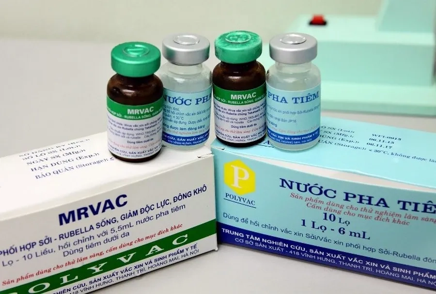 Vắc xin MR áp dụng cho trẻ từ 12 tháng trở lên