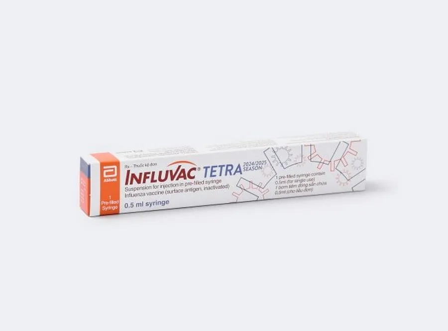 Vắc xin Influvac Tetra (Hà Lan) phòng ngừa 4 chủng cúm mùa