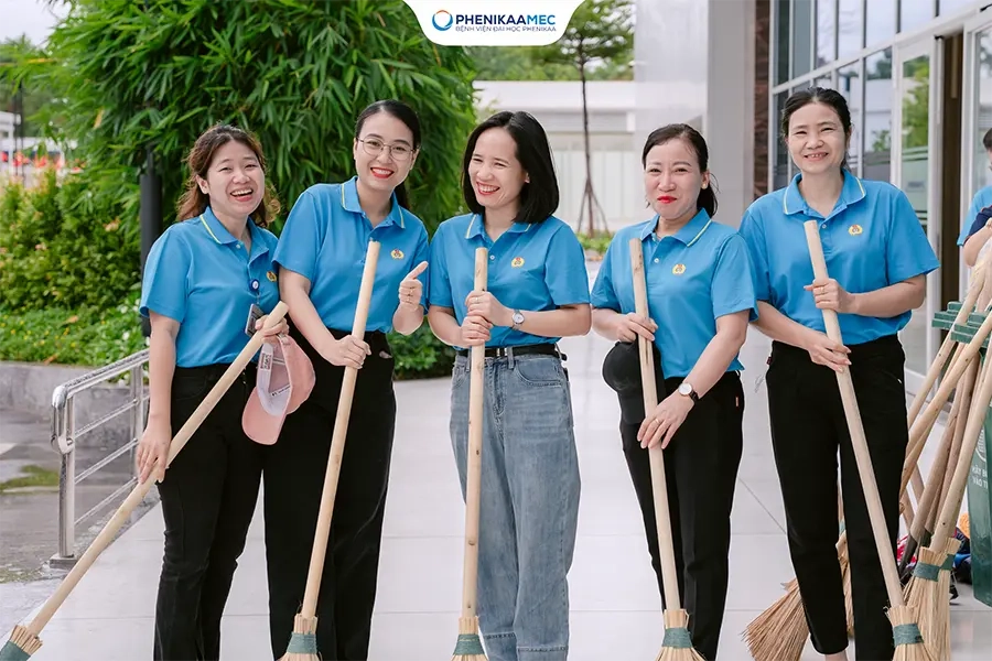 Bệnh viện Đại học Phenikaa hưởng ứng ngày môi trường thế giới 