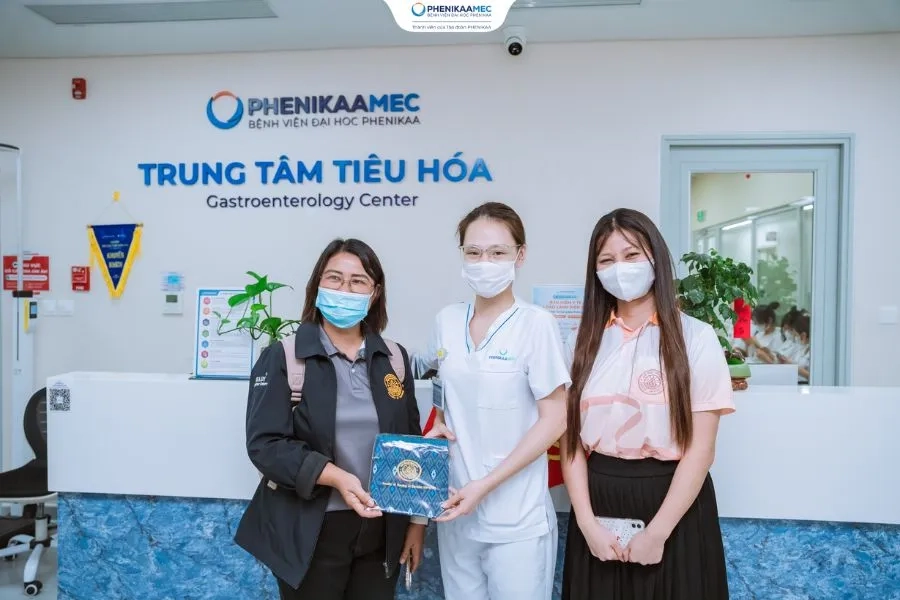 Bệnh viện Đại học Phenikaa đón đoàn sinh viên Khoa Điều dưỡng Đại học Burapha thúc đẩy trao đổi chuyên môn