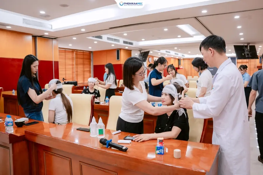 PhenikaaMec đồng hành đào tạo sơ cứu – cấp cứu ngoại viện cho CBNV Tập đoàn PC1 5