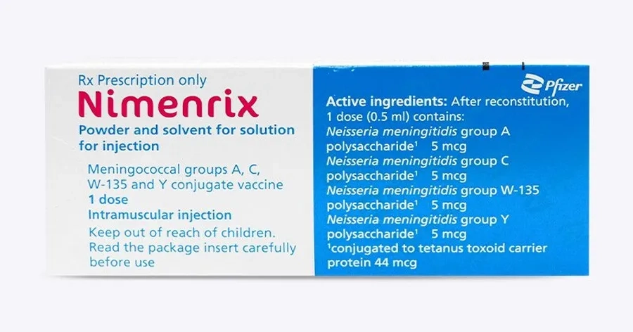 Vắc xin Nimenrix phòng ngừa viêm não mô cầu nhóm A, C, W và Y