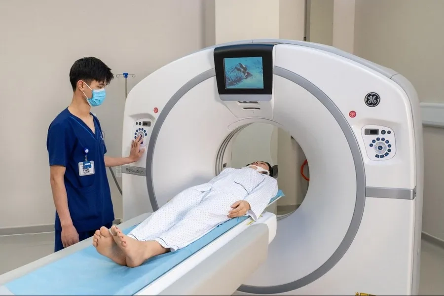 Chụp CT bằng hệ thống máy hiện đại, công nghệ tiên tiến