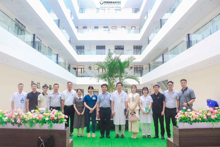 Trung tâm Ung bướu PhenikaaMec tăng cường kết nối chuyên môn với Bệnh viện Đa khoa số 2 tỉnh Lào Cai