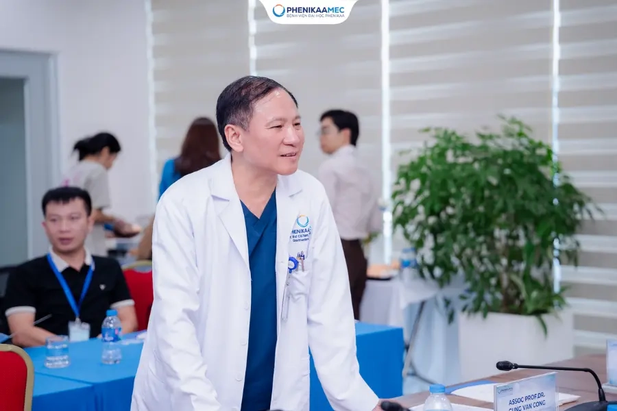 Trung tâm Tiêu hóa PhenikaaMec tổ chức sinh hoạt chuyên đề, nâng cao năng lực phát hiện sớm ung thư tiêu hóa 