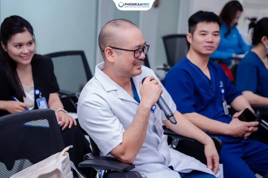 Trung tâm Tiêu hóa PhenikaaMec tổ chức sinh hoạt chuyên đề, nâng cao năng lực phát hiện sớm ung thư tiêu hóa 