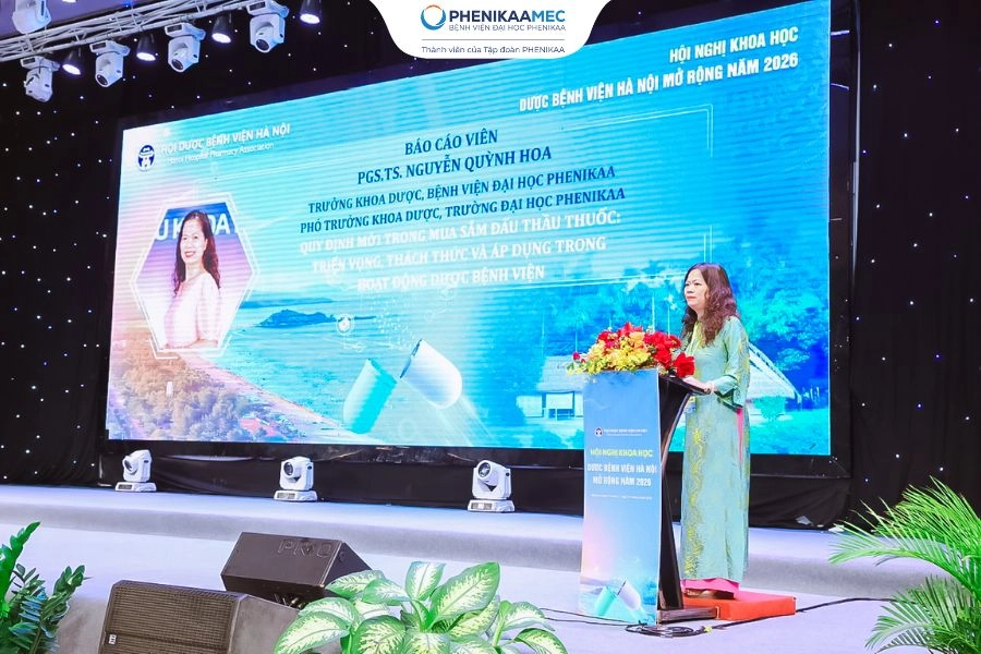 Bệnh viện Đại học Phenikaa ghi dấu ấn tại Hội nghị Khoa học Dược Bệnh viện Hà Nội mở rộng năm 2026