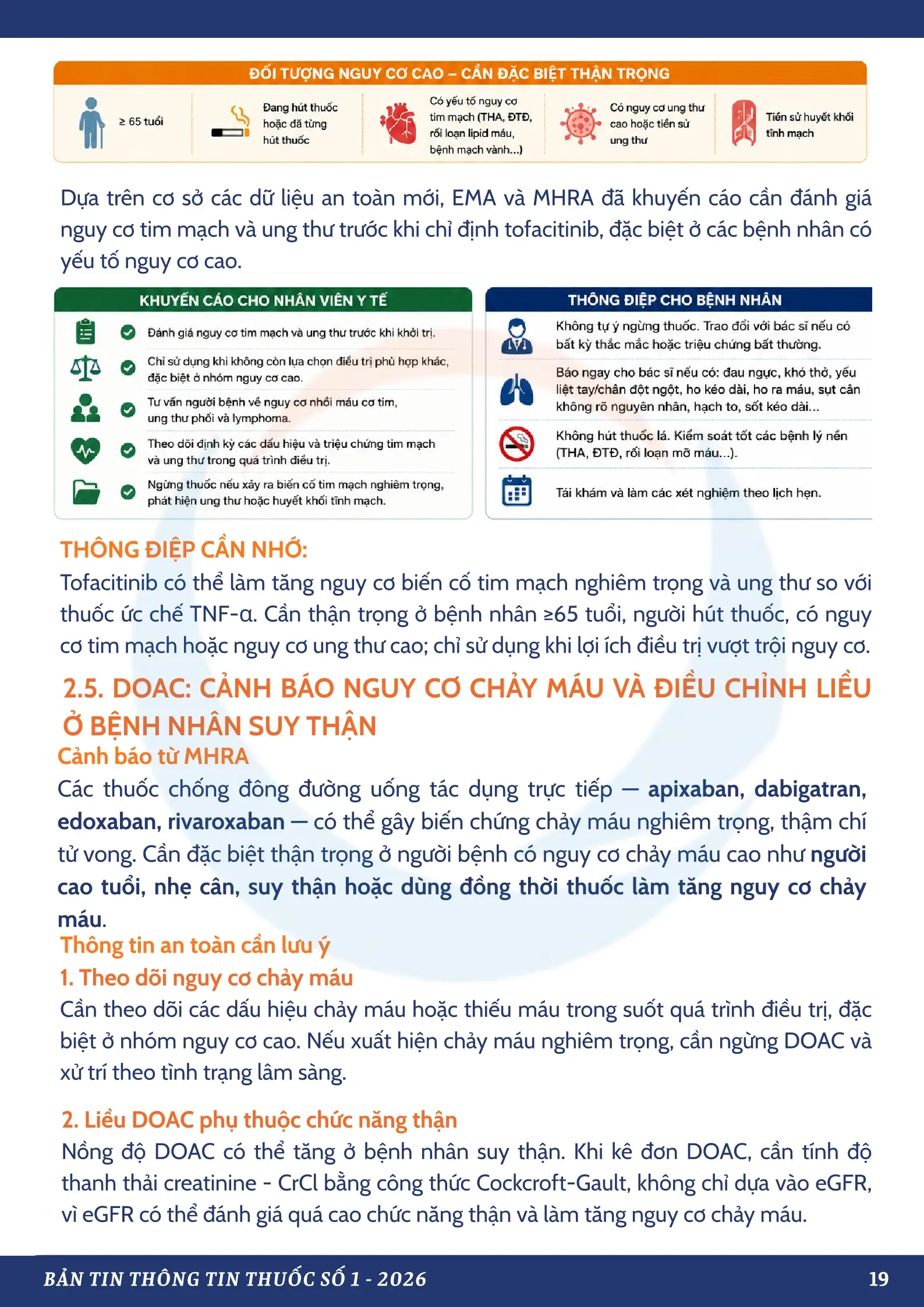 Bản Tin Thông Tin Thuốc Số 1 - 2026