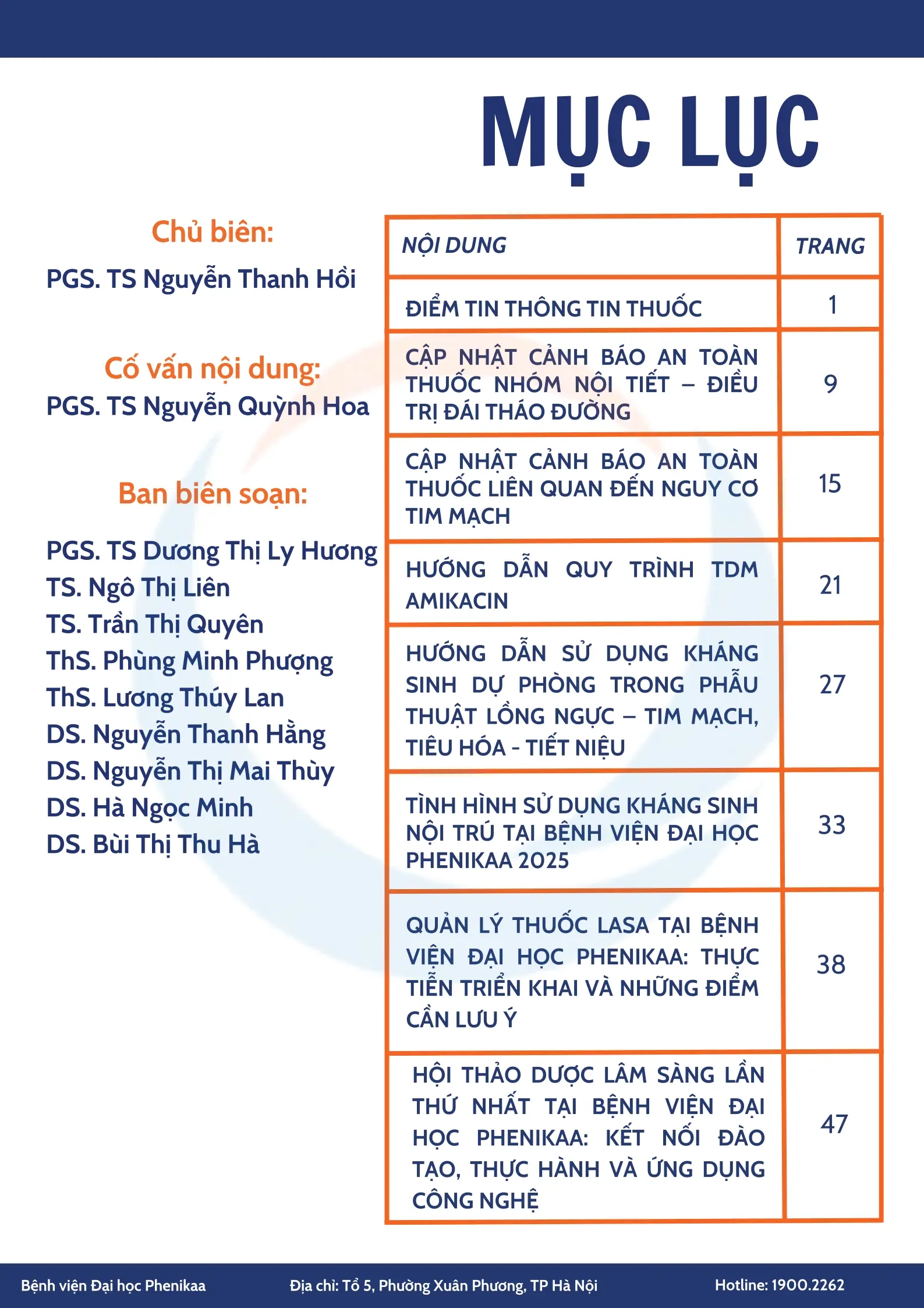 Bản Tin Thông Tin Thuốc Số 1 - 2026