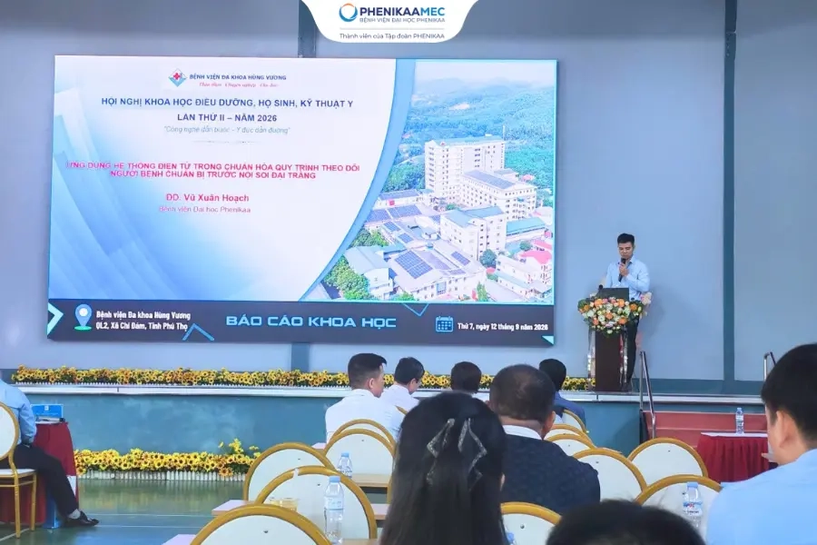 Điều dưỡng PhenikaaMec đóng góp sáng kiến chuẩn hóa theo dõi người bệnh tại Hội nghị Khoa học Điều dưỡng – Kỹ thuật y 2026