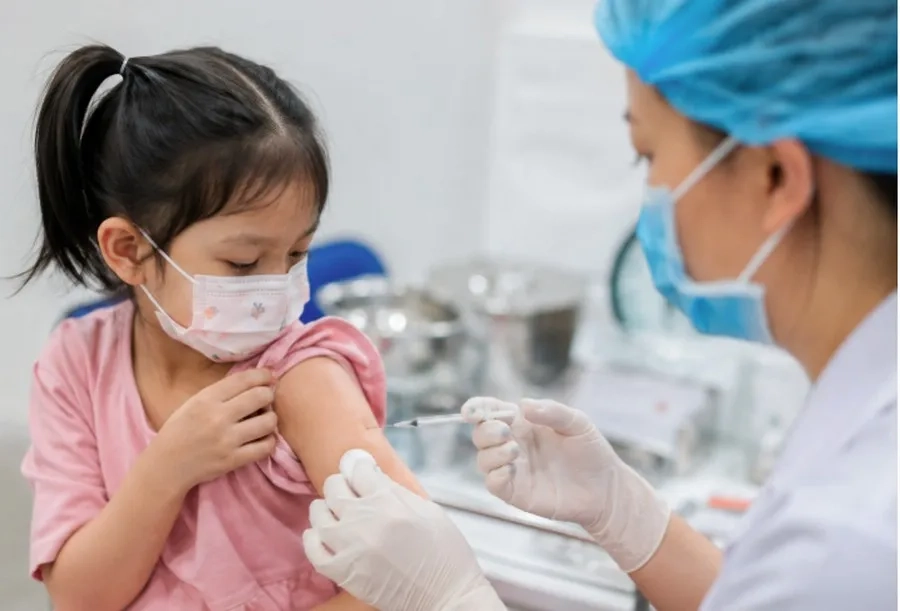 Vắc xin được chỉ định tiêm cho trẻ từ 12 tháng tuổi đến 12 tuổi