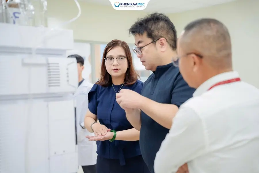 PhenikaaMec đón đoàn chuyên gia Nhật Bản, trao đổi định hướng hợp tác nghiên cứu y sinh