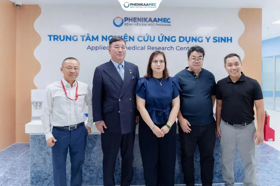 PhenikaaMec đón đoàn chuyên gia Nhật Bản, trao đổi định hướng hợp tác nghiên cứu y sinh