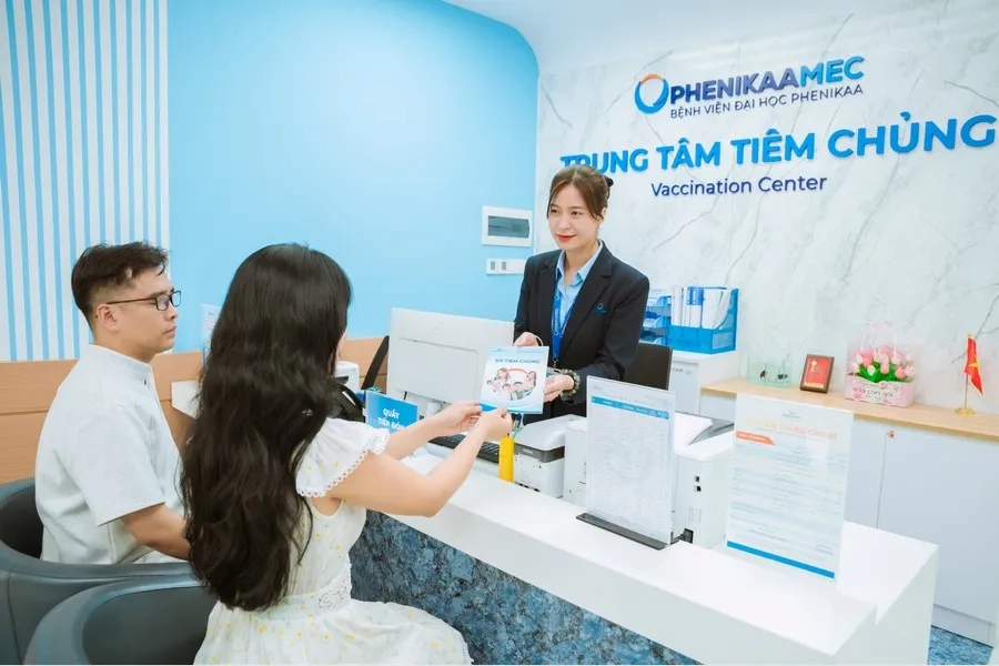 Trung tâm Tiêm chủng Bệnh viện Đại học Phenikaa cung cấp các loại vắc xin phổ biến, quy trình tiêm theo quy định của Bộ Y tế